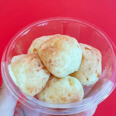 Pão de queijo mineiro sem lactose e sem glúten